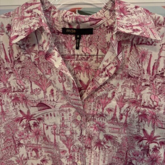 Maje Button Down Top - Picture 5 of 8